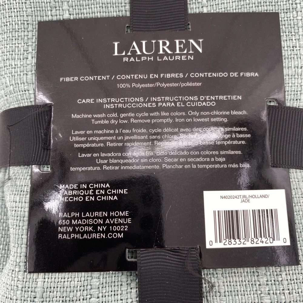 Lauren Ralph Lauren Napkins Sage Green (Set of 4) Holland Dobby Slub Rustic
